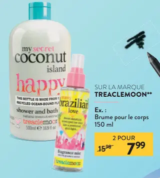 Offre: Brume pour le corps