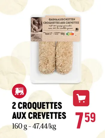 Offre: Croquettes aux crevettes