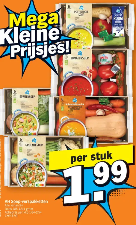 Promotie: Soep-verspakketten