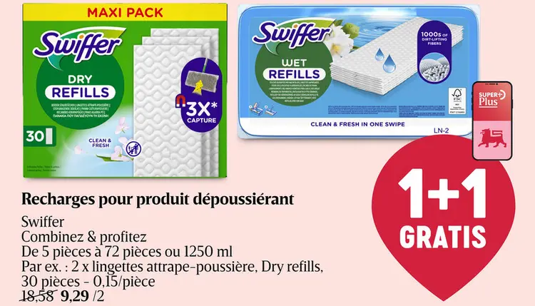 Offre: Recharges pour produit dépoussiérant
