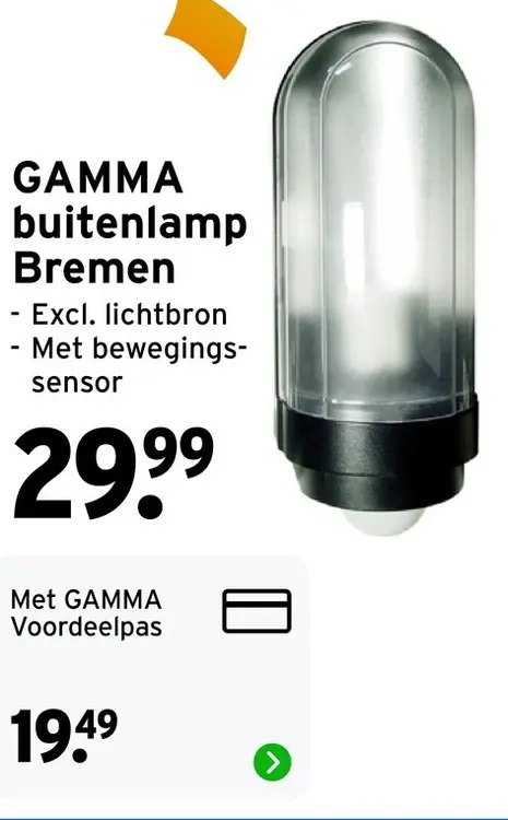 Aanbieding: Buitenlamp Bremen
