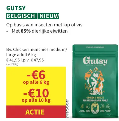 Promotie: Chicken munchies medium/large adult