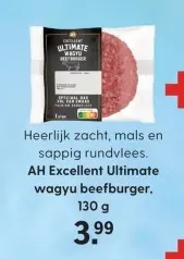 Aanbieding: AH Excellent Ultimate wagyu beefburger