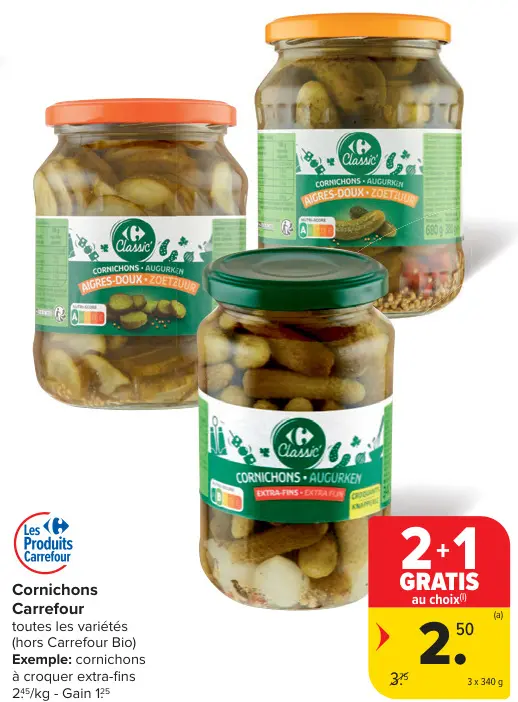 Offre: Cornichons