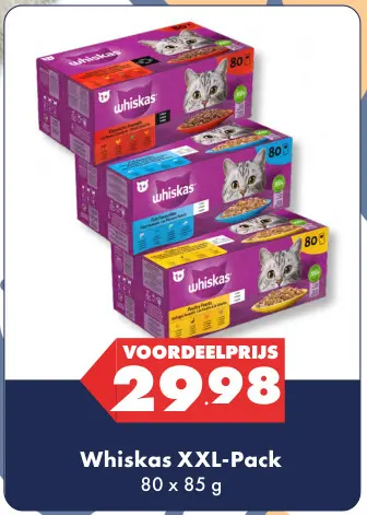 Aanbieding: Whiskas XXL-Pack