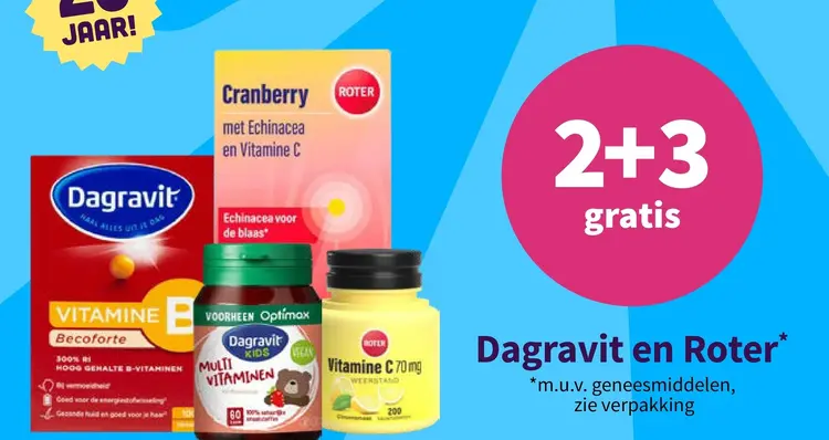 Aanbieding: Dagravit and Roter Vitamins