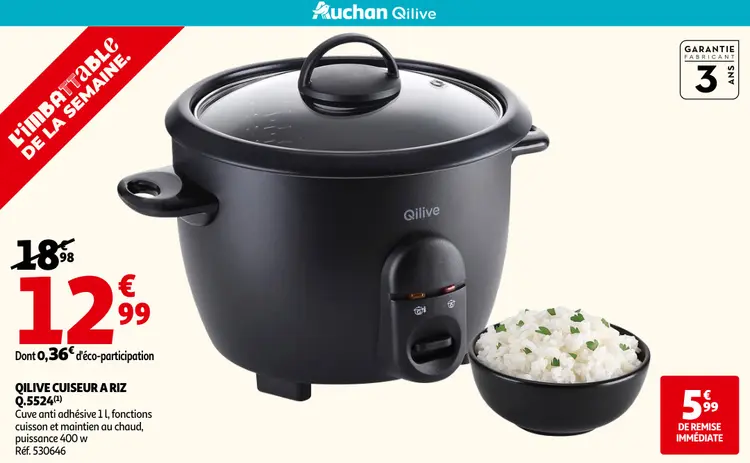 Promotie: Cuiseur a riz Q.5524