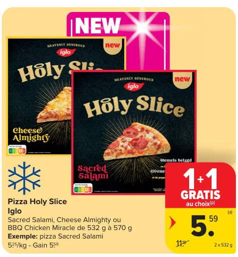 Offre: Pizza Holy Slice