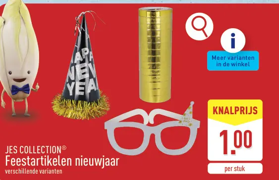 Promotie: Feestartikelen nieuwjaar