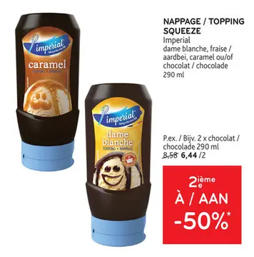Offre: Nappage / topping squeeze