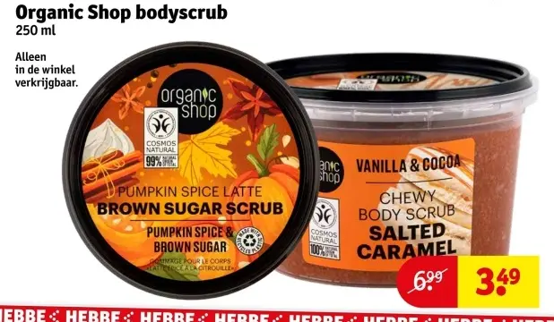Aanbieding: Organic Shop bodyscrub
