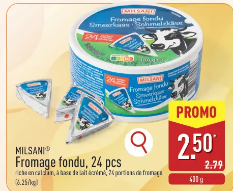 Offre: Fromage fondu