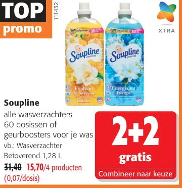 Promotie: Soupline alle wasverzachters
