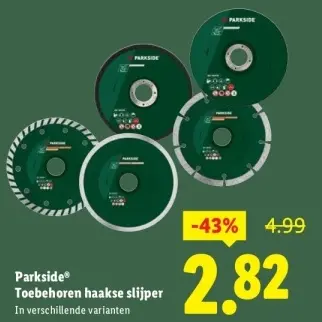 Aanbieding: Toebehoren haakse slijper