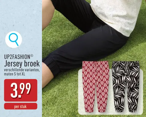 Promotie: Jersey broek
