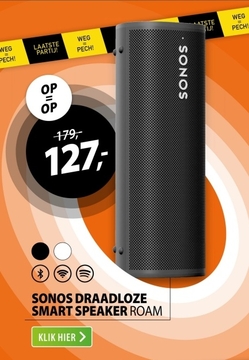 Aanbieding: Sonos Roam Zwart