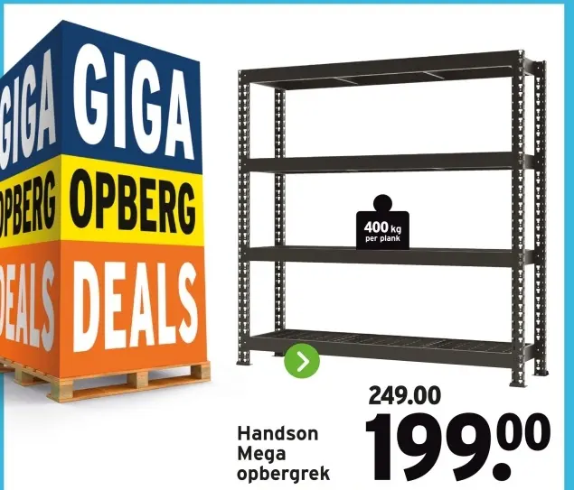 Aanbieding: Mega opbergrek