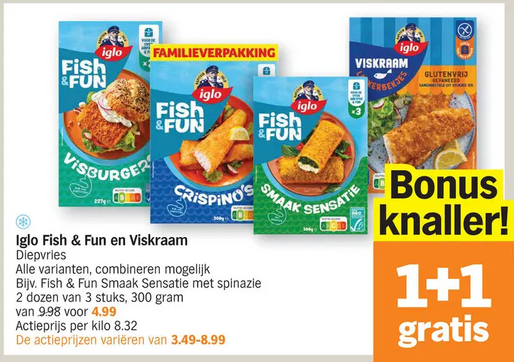 Promotie: Fish & Fun en Viskraam Diepvries