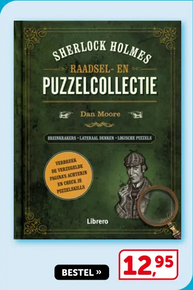 Aanbieding: Sherlock holmes raadsel- en puzzelcollectie