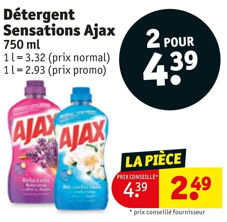 Offre: Détergent Sensations