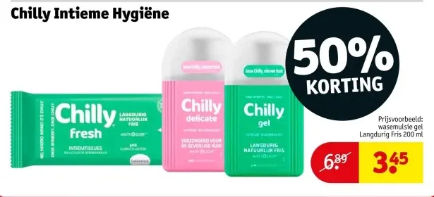 Aanbieding: Chilly Intieme Hygiëne