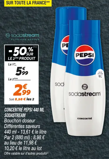 Offre: Concentré PEPSI