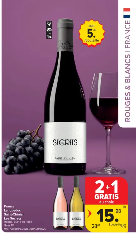 Offre: Les Secrets Saint-Chinian