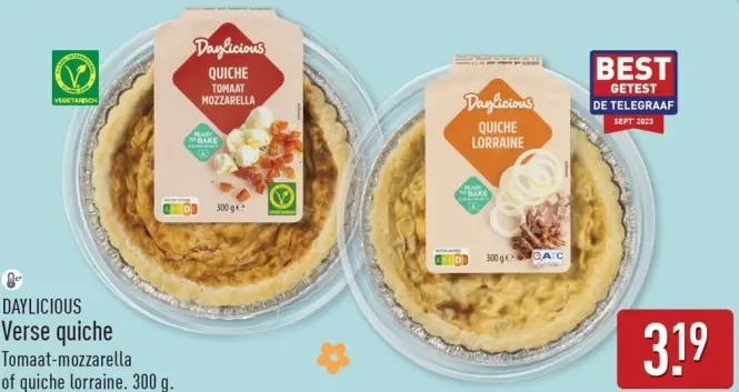 Aanbieding: Verse quiche