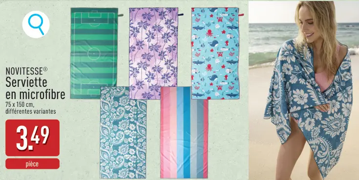 Offre: Serviette en microfibre