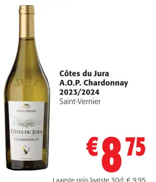 Aanbieding: Côtes du Jura A.O.P. Chardonnay 2023/2024 Sai