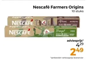 Aanbieding: Nescafé Farmers Origins