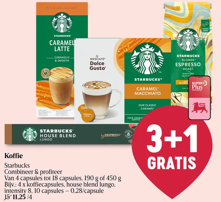 Promotie: Koffie Starbucks