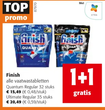 Aanbieding: Finish alle vaatwastabletten