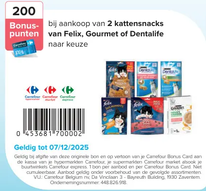 Promotie: Kattensnacks