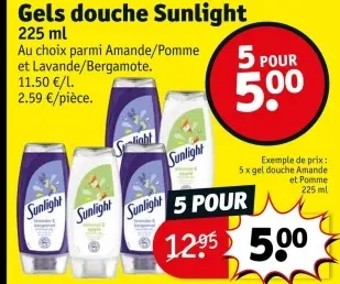 Offre: Gels douche