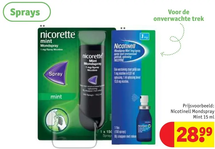 Aanbieding: Nicotine Mondspray