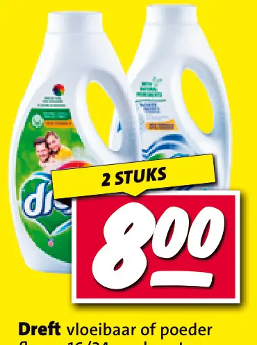 Aanbieding: vloeibaar of poeder