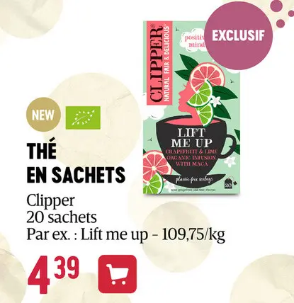 Offre: Thé en sachets