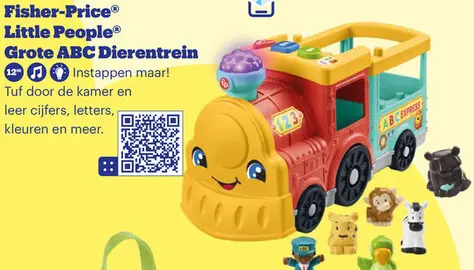 Aanbieding: Grote ABC Dierentrein