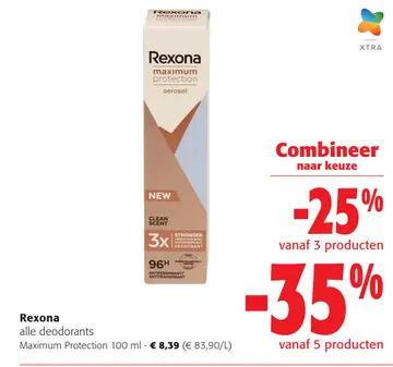 Aanbieding: Rexona Maximum Protection