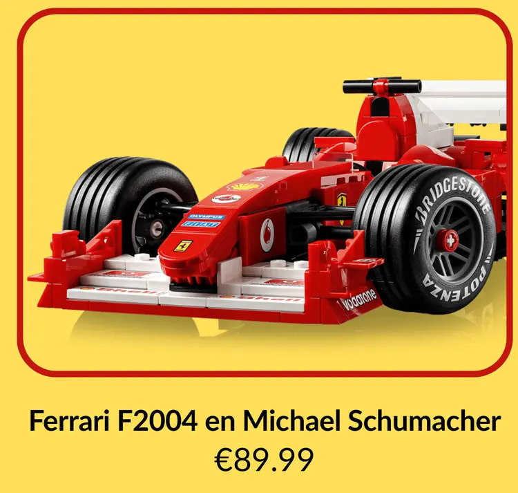 Aanbieding: Ferrari F2004 en Michael Schumacher