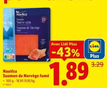 Offre: Saumon de Norvège fumé