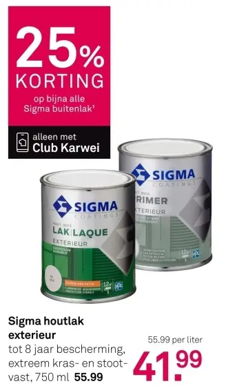 Aanbieding: houtlak exterieur