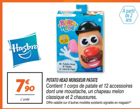 Offre: Potato head monsieur patate
