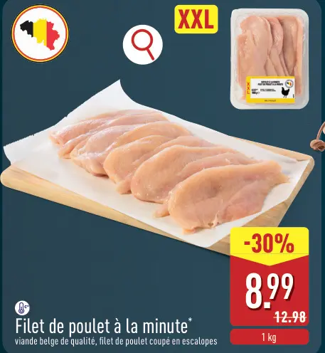 Offre: Filet de poulet à la minute