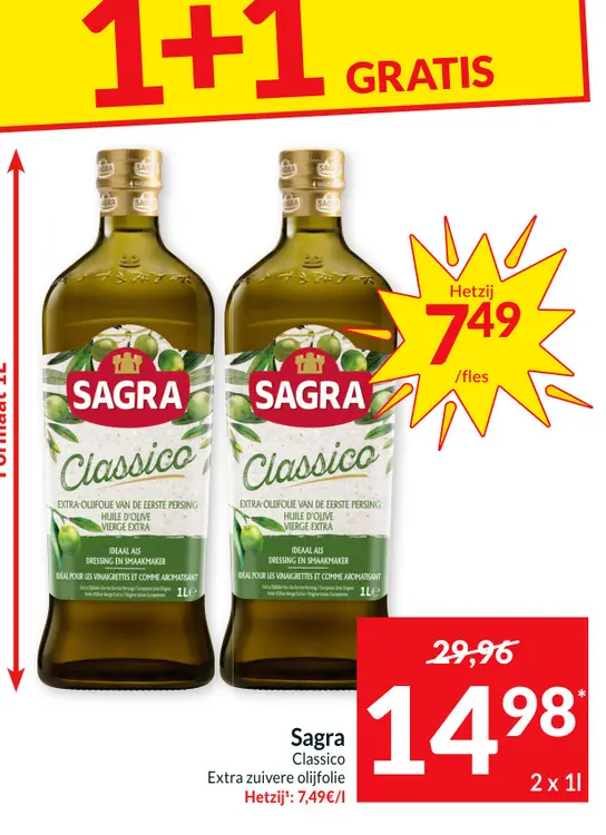 Promotie: Classico Extra zuivere olijfolie