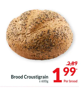 Promotie: Brood Croustigrain