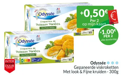 Promotie: Gepaneerde viskroketten