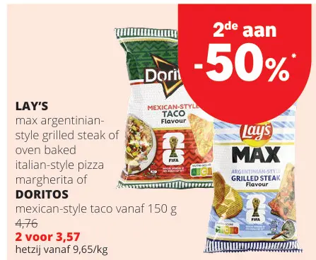 Promotie: Lay's of Doritos