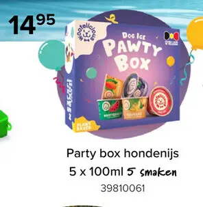 Aanbieding: Party box hondenijs